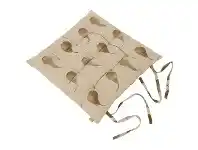 LivingStyles Abby Pear Cotton Seat Cushion, Khaki Green offer