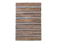 LivingStyles Rory Cotton & Jute Rug, 60x90cm, Black / Natural offer