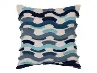 LivingStyles Frankie Cotton Scatter Cushion, Blue Multi offer