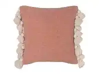 LivingStyles Janey Chenille Scatter Cushion, Clay Pink offer