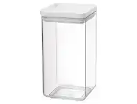 LivingStyles Brabantia Stackable Square Canister, Light Grey Lid, 1.6 Litre offer