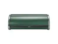 LivingStyles Brabantia Roll Top Bread Bin, Pine Green offer