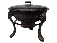LivingStyles Vesuvius Cast Iron Fire Pit BBQ offer