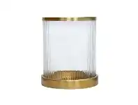 LivingStyles Olbia Ribbed Glass Hurricane offer