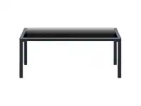 LivingStyles Siesta Tahiti Glass Top Outdoor Dining Table, 180cm, Anthracite offer
