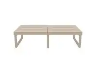 LivingStyles Siesta Mykonos Outdoor Coffee Table, 130cm, Taupe offer