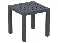 Siesta Ocean Commercial Grade Outdoor Side Table, Anthracite