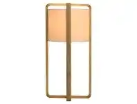 LivingStyles Genoa Oak Timber Base Table Lamp offer