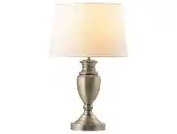 LivingStyles Hilda Metal Base Touch Table Lamp, Antique Brass offer