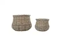 LivingStyles Cancun 2 Piece Rattan Basket Set offer