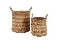 LivingStyles Maury 2 Piece Seagrass Basket Set offer