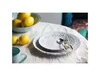 LivingStyles Dane Hill Stoneware Salad Plate, Cream offer