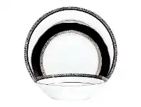 LivingStyles Noritake Regent Platinum Fine Porcelain 12 Piece Dinner Set offer