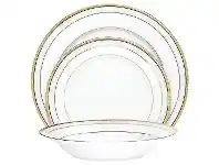 LivingStyles Noritake Hampshire Gold Fine Porcelain 12 Piece Dinner Set offer