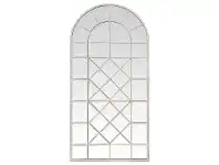 LivingStyles Galloway Iron Arch Window Floor Mirror, 225cm offer