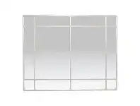 LivingStyles Aston Iron Frame Floor Mirror, 200cm, Antique White offer