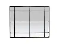LivingStyles Aston Iron Frame Floor Mirror, 200cm, Antique Black offer