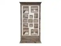 Eliana Fir Timber Photo Collage Frame Tower