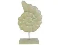 LivingStyles Kira Mango Wood Nautilus Sculpture on Stand offer
