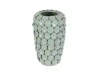 LivingStyles Lena Ocean Ceramic Vase, Small, Light Blue offer