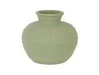 LivingStyles Zanka Cement Vase, Sage offer