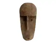 LivingStyles Neho Carved Wooden Mask Sculpture offer