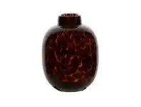 LivingStyles Sienna Glass Vase, Small, Amber offer