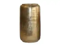 LivingStyles Whitney Stoneware Vase, Large, Gold offer