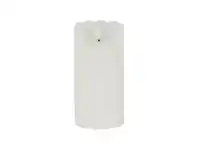 LivingStyles Opera Battery Operated Flameless Wax Candle, 20cm, White offer