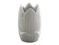 LivingStyles Mahina Marble Vase, Large, White offer