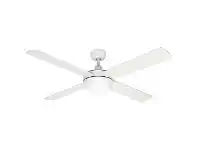 LivingStyles Alton Ceiling Fan with Light, 130cm/52", White offer