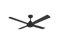LivingStyles Cardiff DC Ceiling Fan, 130cm/52", Black offer
