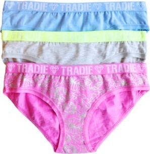 BIG W Tradie Girls 3-Pack Briefs offer