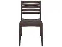 LivingStyles Siesta Ares Commercial Grade Indoor / Outdoor Dining Chair, Chocolate offer
