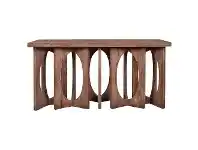 LivingStyles Jacra Elm Timber Hall Table, 160cm offer