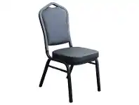 LivingStyles Durafurn Commercial Grade Faux Leather Function Chair, Black offer