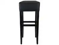 LivingStyles Durafurn Apollo Commercial Grade Faux Leather Bar Stool, Black / Wenge offer