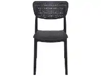 LivingStyles Siesta Lucy Indoor / Outdoor Dining Chair, Black offer