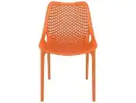 LivingStyles Siesta Air Commercial Grade Indoor / Outdoor Dining Chair, Orange offer
