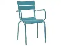 LivingStyles Durafurn Porto Commercial Grade Aluminium Indoor / Outdoor Dining Armchair, Blue offer