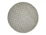 LivingStyles Estelle Lattice Bamboo Silk Modern Round Rug, 300cm, Silver offer