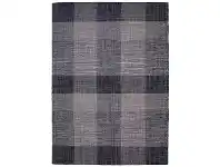 LivingStyles Oxford No.302 Cotton Modern Rug, 290x200cm, Blue / Grey offer