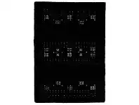 LivingStyles Lori No.042 Wool Tribal Rug, 130x70cm, Black offer