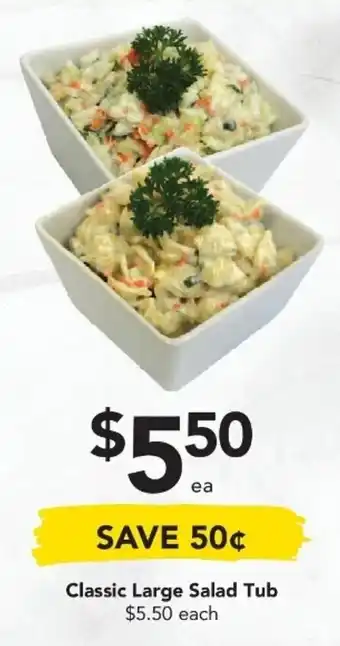 Drakes Classic Large Salad Tub offer