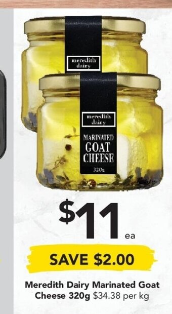 Drakes Meredith Dairy Marinated Goat Cheese 320g offer