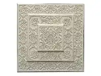 LivingStyles Indore Wooden Wall Art, 90cm, White offer