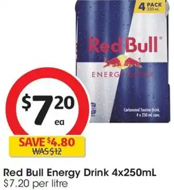 Red Bull Energy Drink 4x250mL