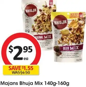 Coles Majans Bhuja Mix 140g-160g offer