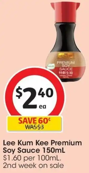 Coles Lee Kum Kee Premium Soy Sauce 150mL offer