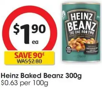 Coles Heinz Baked Beanz 300g offer